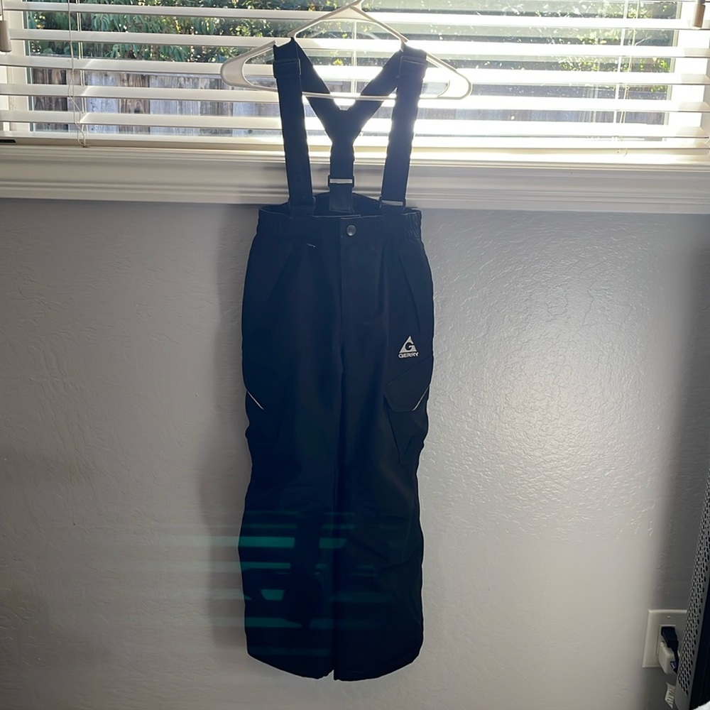 Gerry Kids Small 7/8 Snow pant with Removable Suspender